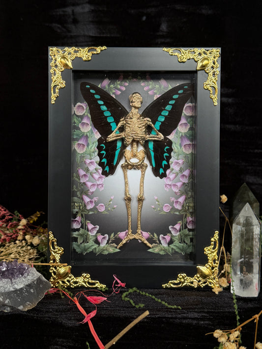 GRETA GOLD FAIRY - Mother of Hades Dead Fairy Frame