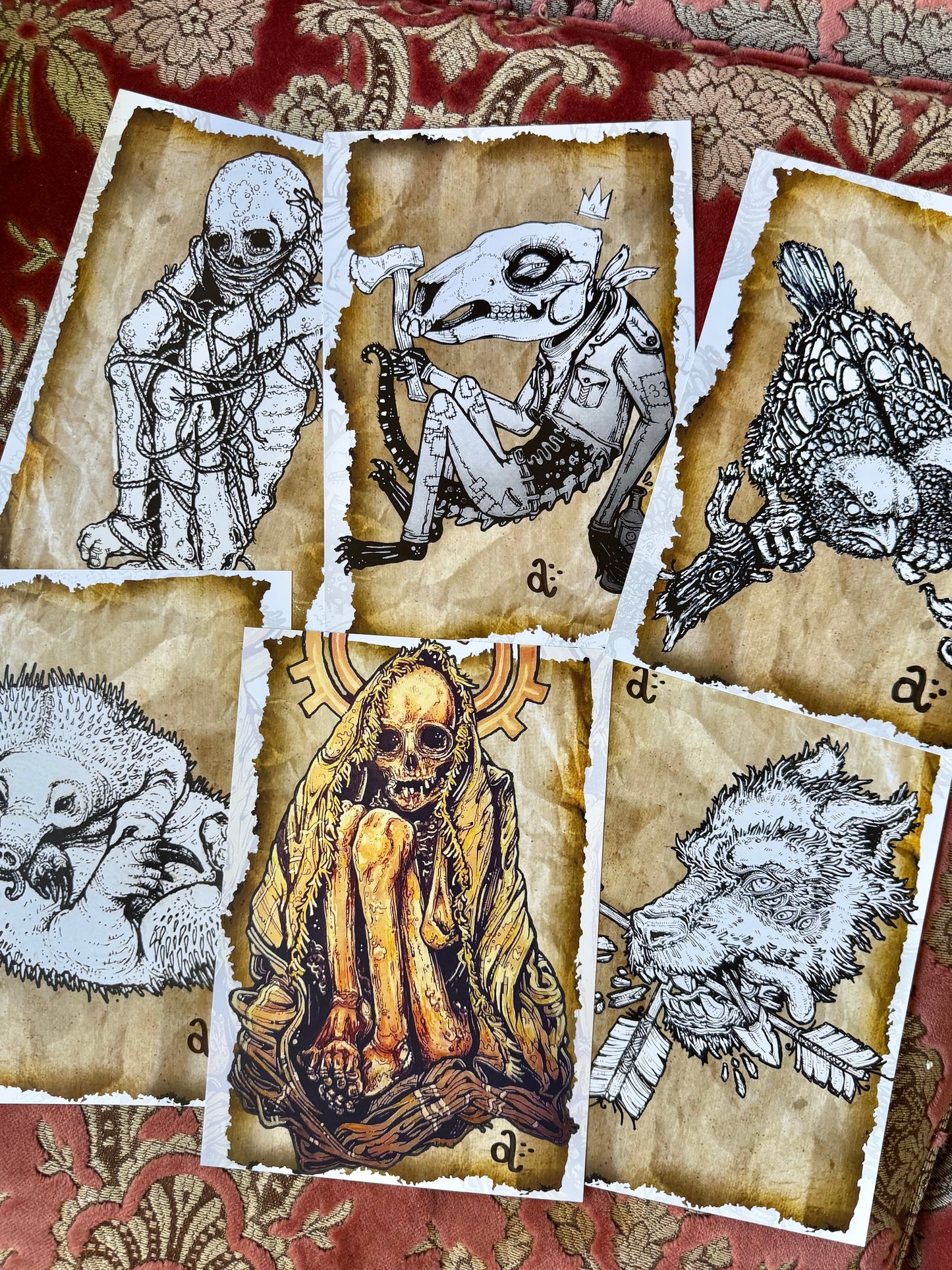 BUNDLE - Benny Apples a5 art print