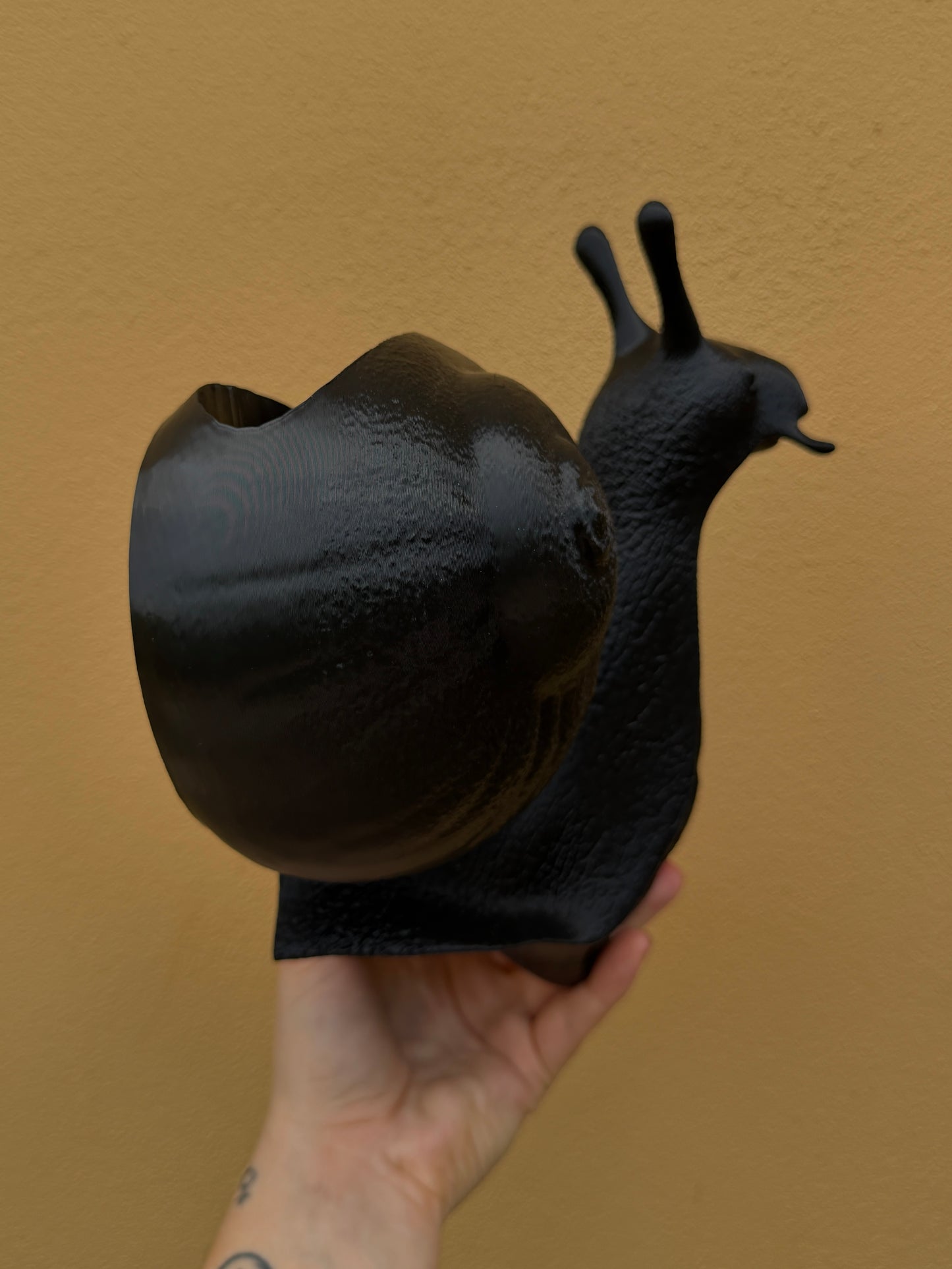 Speedy the Snail Wall Planter - 3D Printed Wall Planter