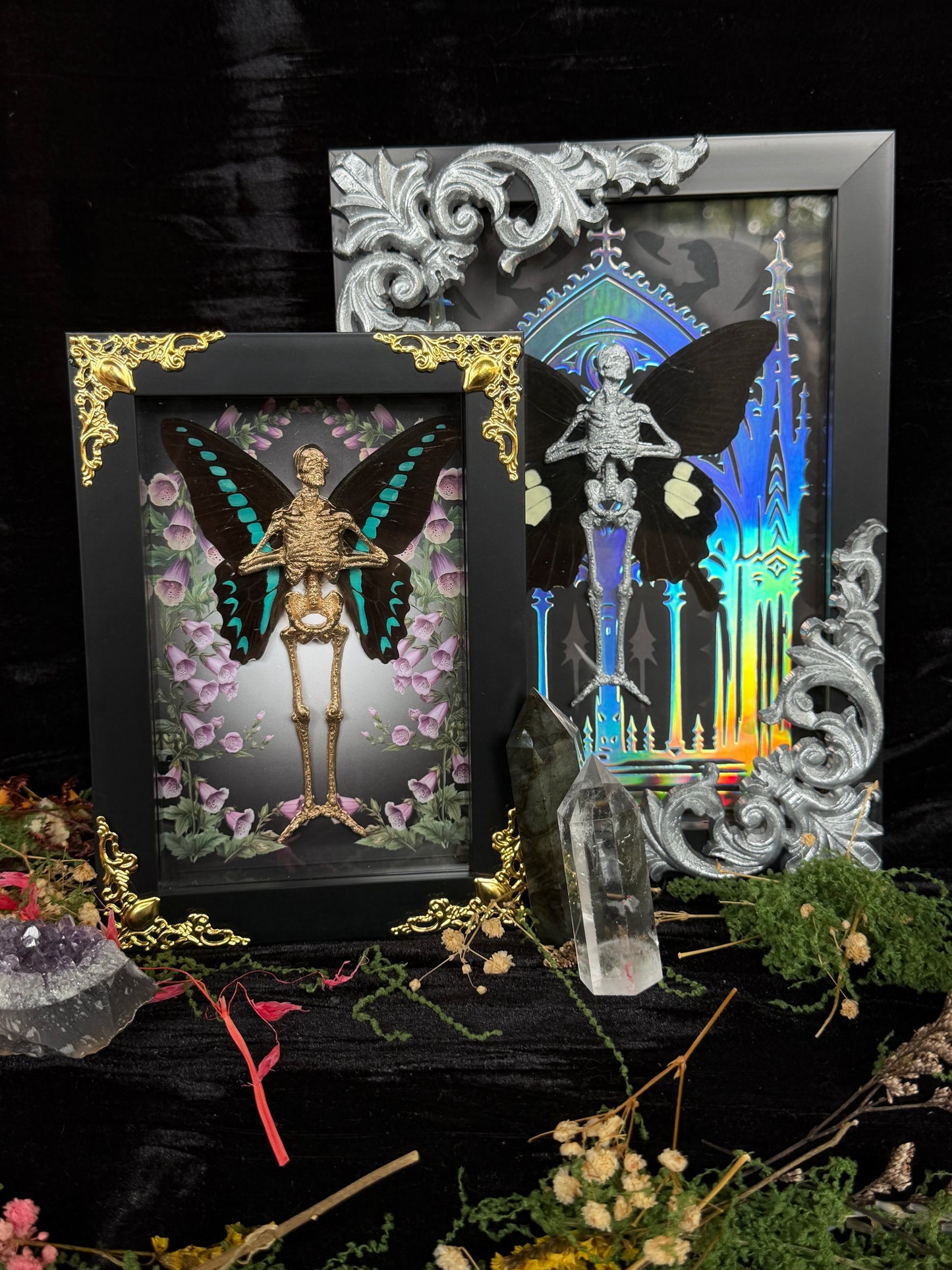 SILVER SANCTUARY FAIRY - Mother of Hades Dead Fairy Frame
