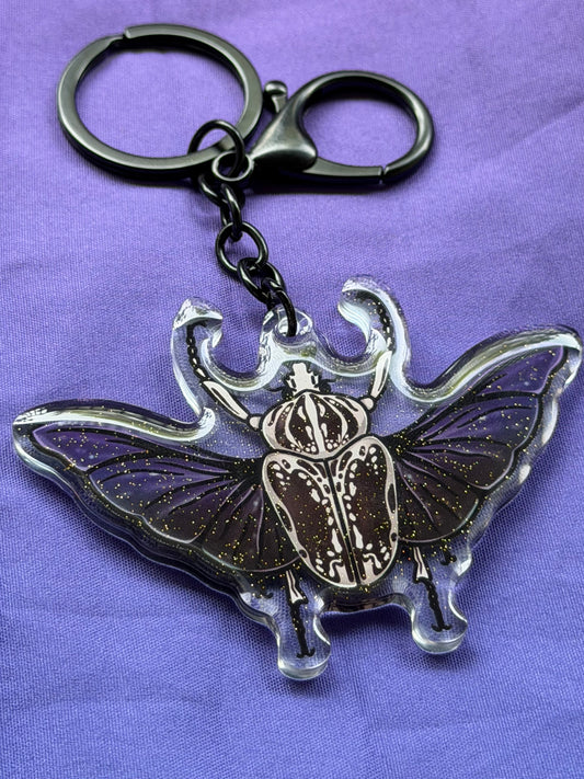 GOLIATH BEETLE - Drop Dead Gorgeous Sparkle Keychain