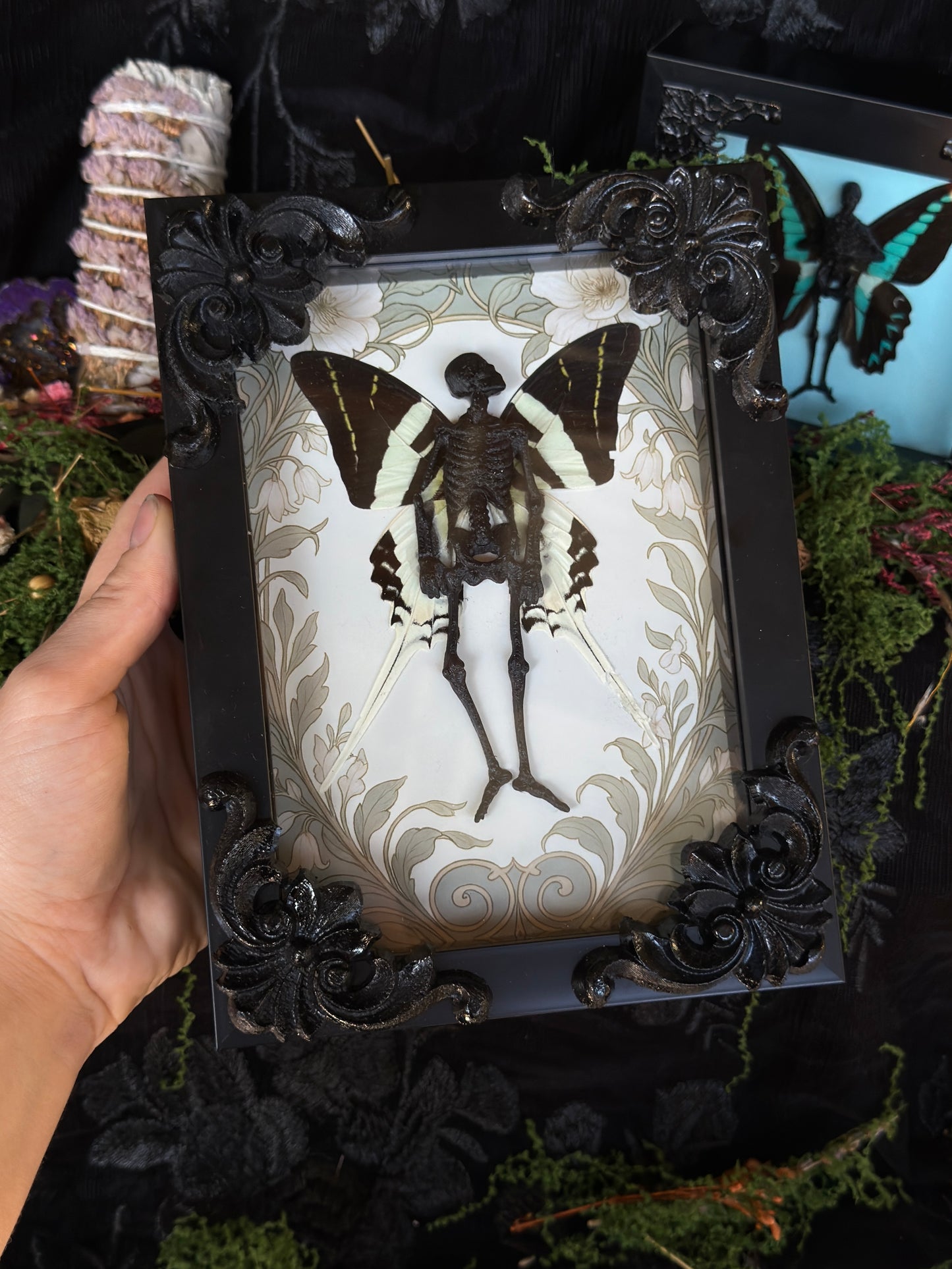 LADY FLUTTER FAIRY- Mother of Hades Dead Fairy Frame
