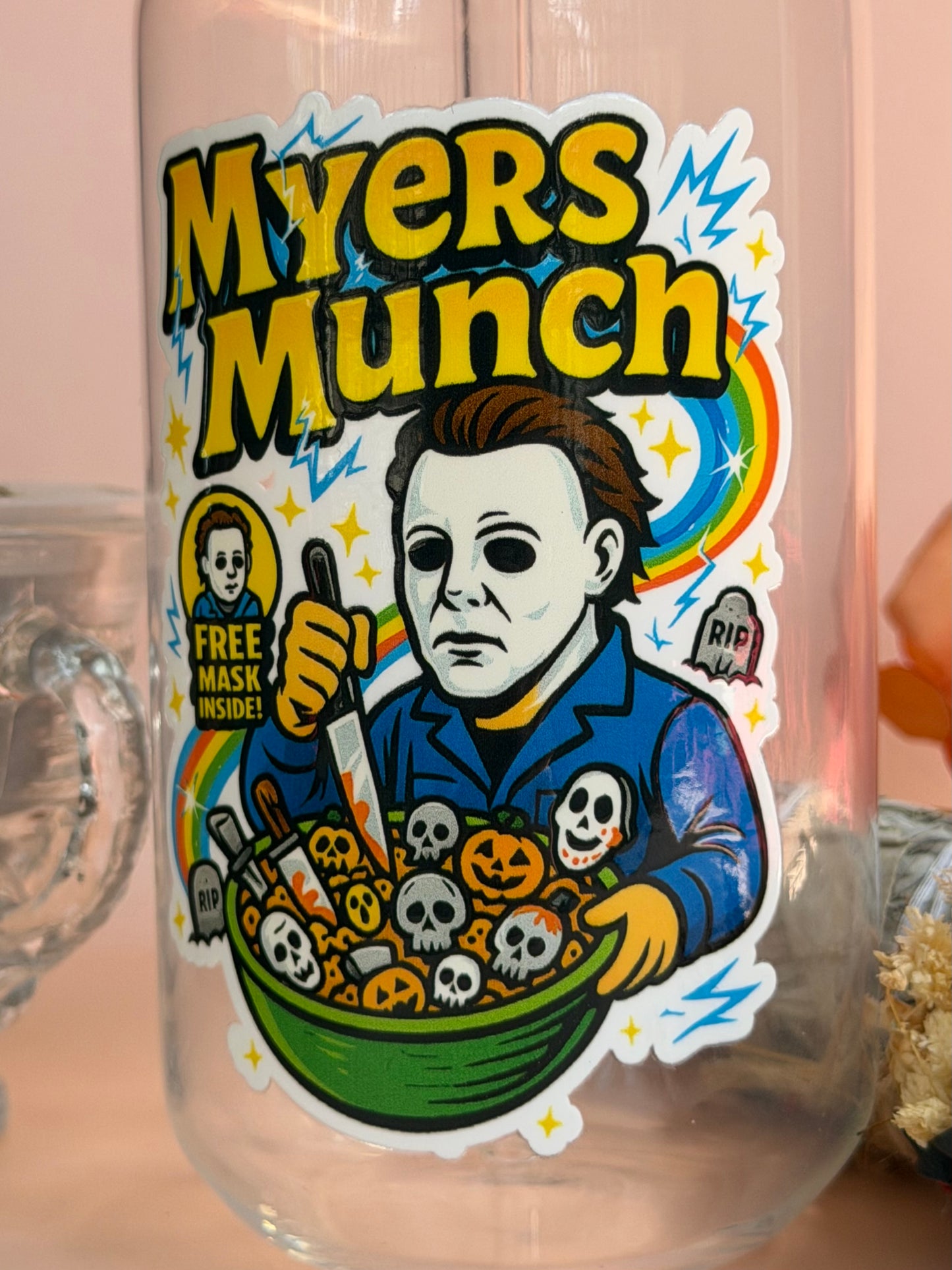 MYERS MUNCH - Glass Latte Drink Cup