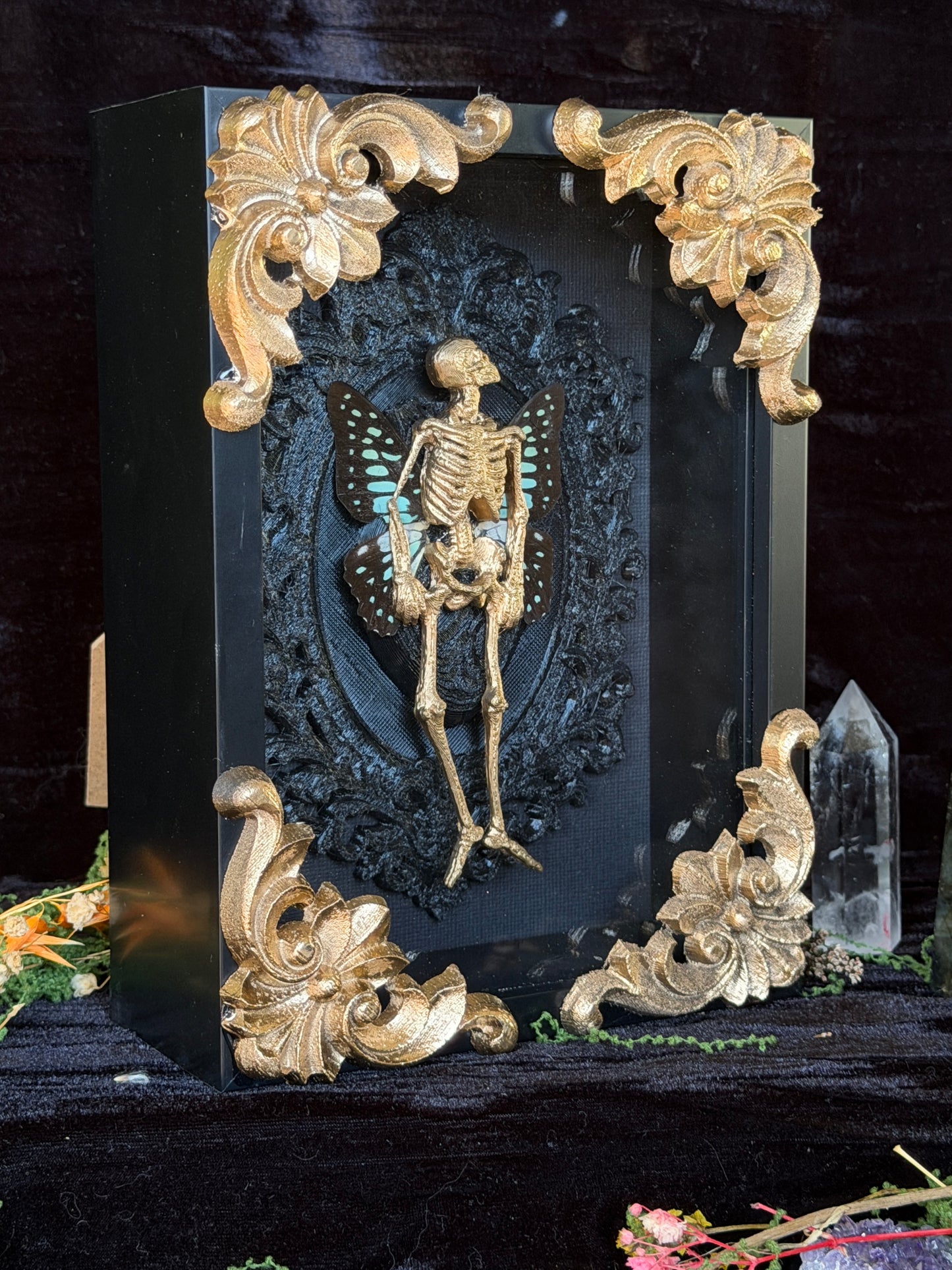 GOLDEN CHILD FAIRY - Mother of Hades Dead Fairy Frame