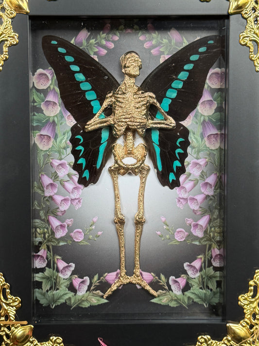 GRETA GOLD FAIRY - Mother of Hades Dead Fairy Frame