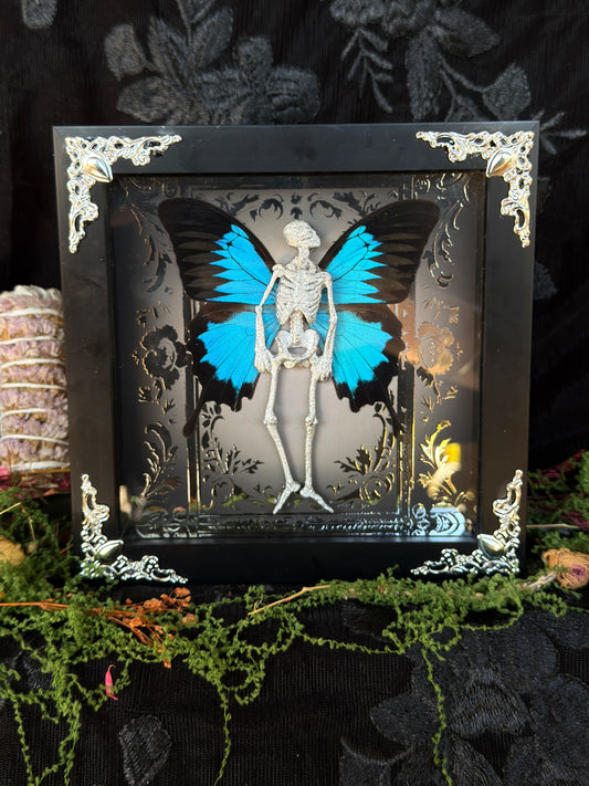 CERULEAN BLU FAIRY - Mother of Hades Dead Fairy Frame