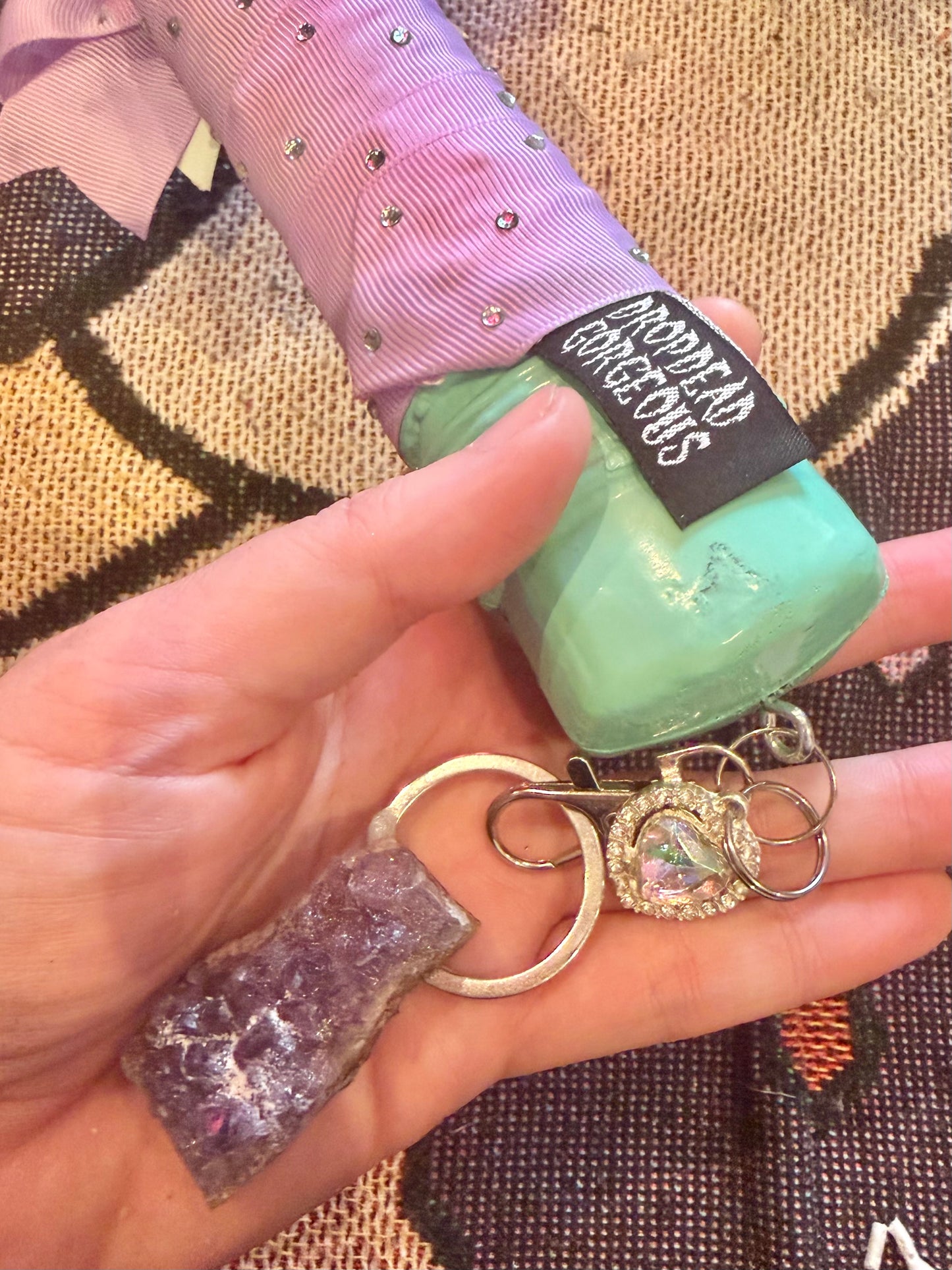 FAIRY FLAIL - Pastel mermaid oversized prop / keychain