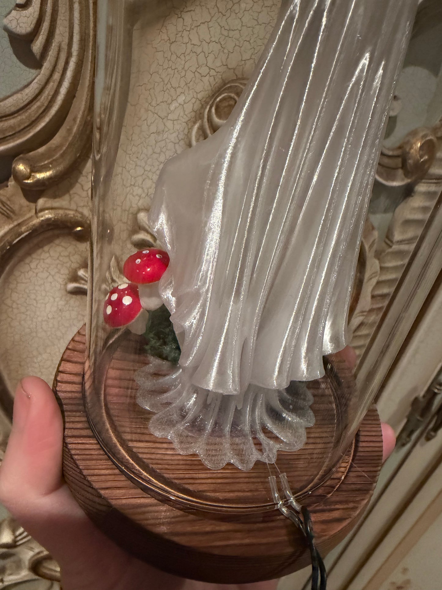 FRIGHT LIGHT - ghost in a jar night light / lamp